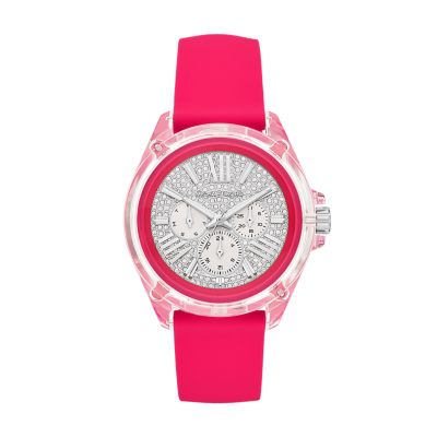 Wren Multifunction Neon Pink Silicone Watch