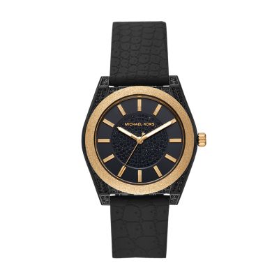 michael kors watch matte black