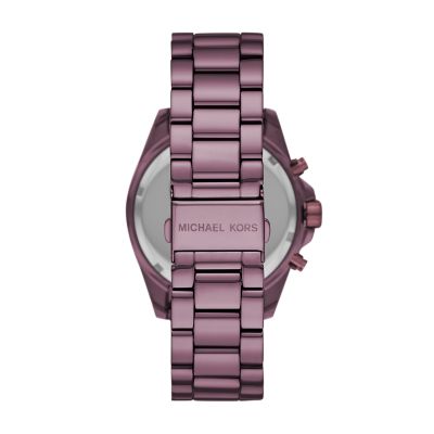 michael kors bradshaw smartwatch purple
