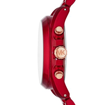 michael kors watch men red