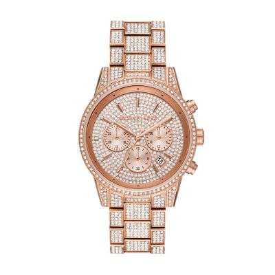 michael kors ritz two tone watch