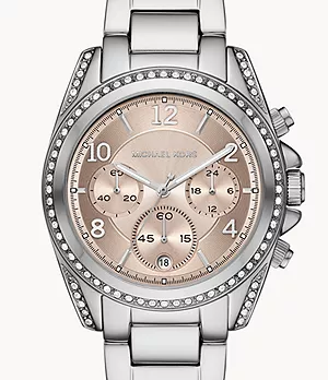 Michael Kors Blair Chronograph Stainless Steel Watch
