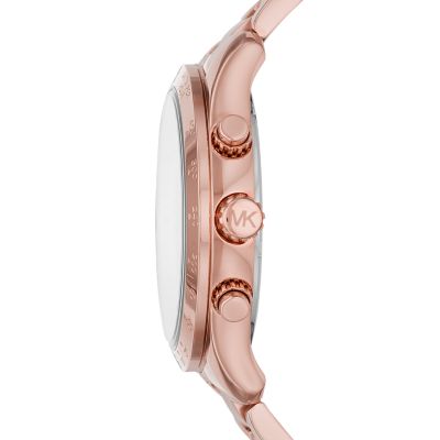 Michael kors layton 2024 rose gold