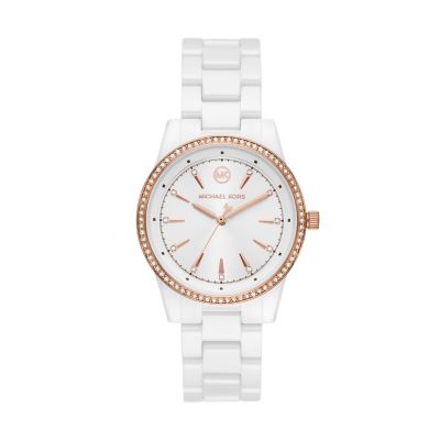 Michael Kors Ritz Three-Hand White 