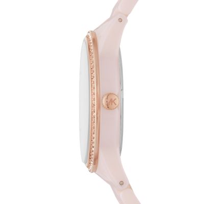 Michael kors outlet pink ceramic watch