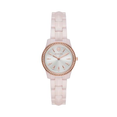 Michael kors store pink ceramic watch