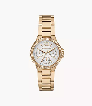 Michael Kors Camille Multifunction Gold-Tone Steel Watch