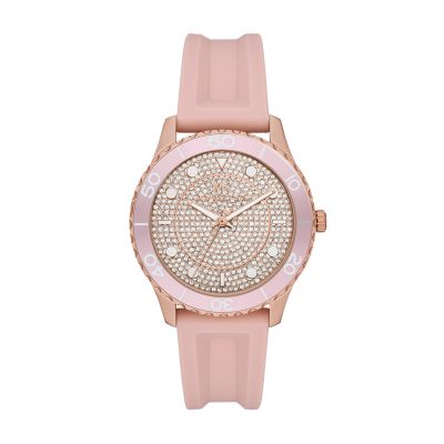 Michael kors runway hot sale silicone strap