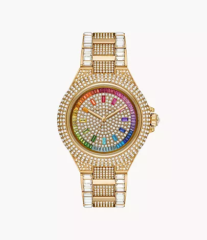 Kabelbane Tolk weekend Michael Kors Limited-Edition Camille Pave Gold-Tone Stainless Steel Watch -  MK6886 - Watch Station