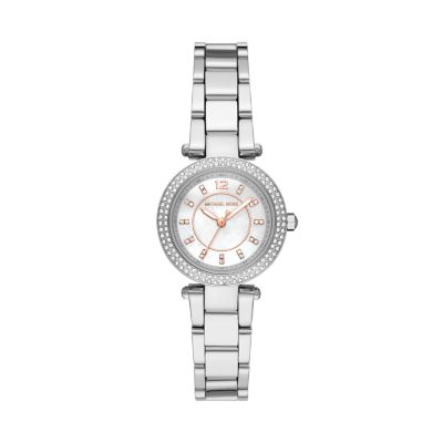 Michael kors parker watch on sale white