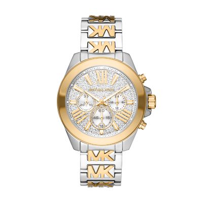 Michael Kors Wren Chronograph Two Tone Stainless Steel Watch MK6953 Watch Station