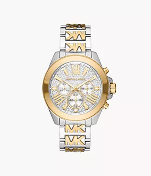 Michael Kors Wren Chronograph Two-Tone Stainless Steel Watch