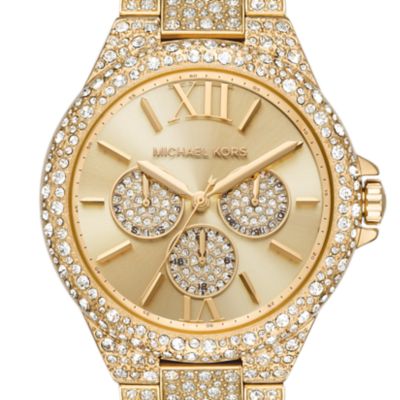 Michael Kors Camille Multifunction Gold-Tone Stainless Steel Watch
