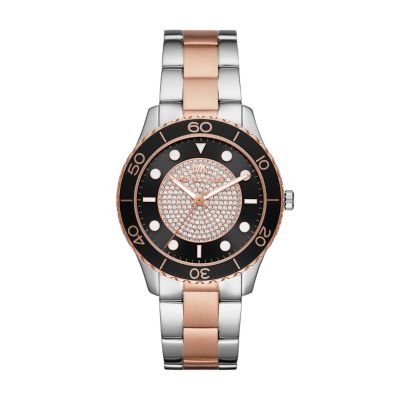 Michael kors runway hot sale pave watch