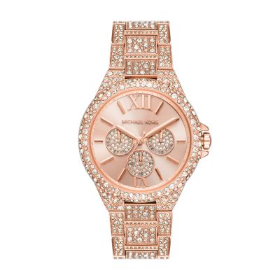 Michael kors camille hot sale watch rose gold