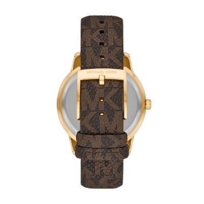Michael Kors Tibby Multifunction Brown PVC Watch - MK6966 - Watch 