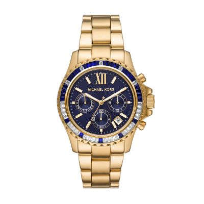 Michael Kors Everest Chronograph Gold-Tone Stainless Steel Watch