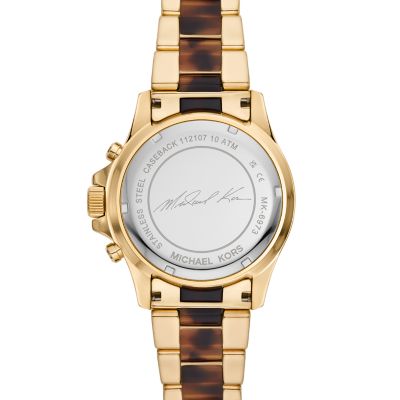 Michael kors clearance stainless steel caseback