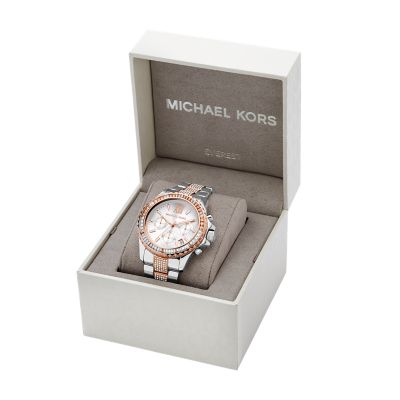 Michael Kors Everest Chronograph Two-Tone Stainless Steel Watch