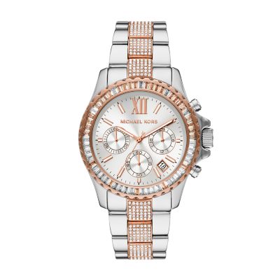 Michael Kors Everest Chronograph Two-Tone Stainless Steel Watch