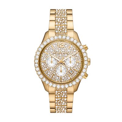 Blinged out michael clearance kors watch