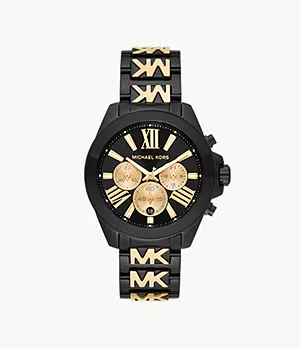 Montre chronographe en acier inoxydable bicolore Wren Michael Kors