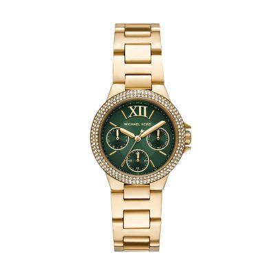 Michael Kors Camille Multifunction Gold-Tone Stainless Steel Watch