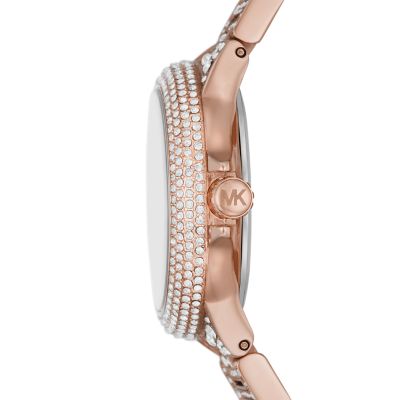 Michael Kors Camille Multifunction Rose Gold-Tone Stainless Steel