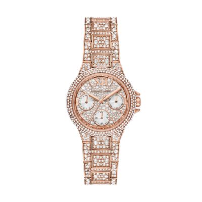 Michael kors camille watch gold best sale