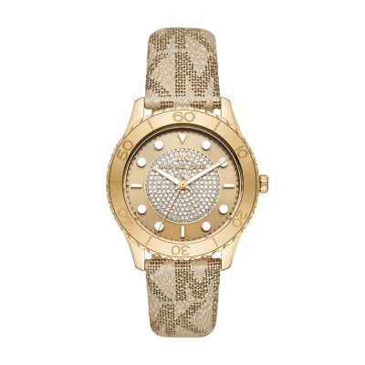 Michael kors runway watch strap best sale