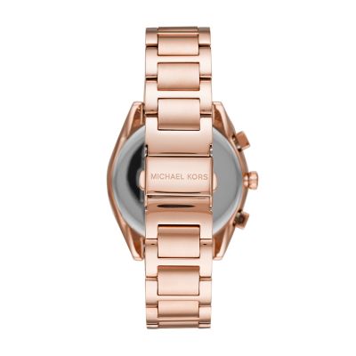 Michael Kors Women's Jan Chronograph Rose Gold-Tone