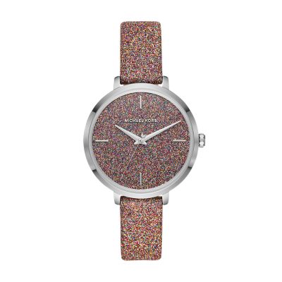 Charley Three-Hand Multicolor Leather Watch