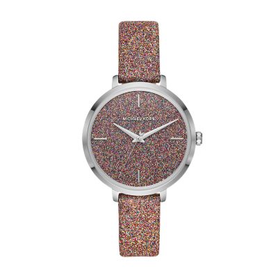 michael kors glitter watch