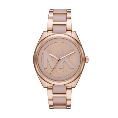 Michael kors rose sale gold two tone watch