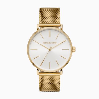 michael michael kors gold tone