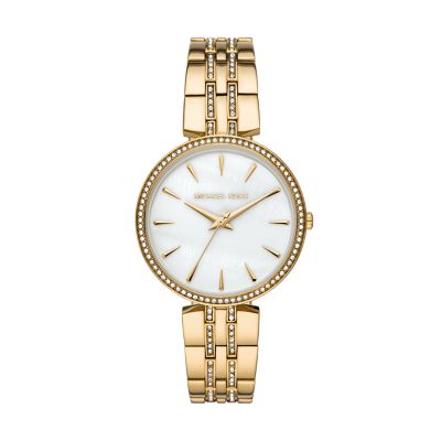 Michael kors store 3 tone watch