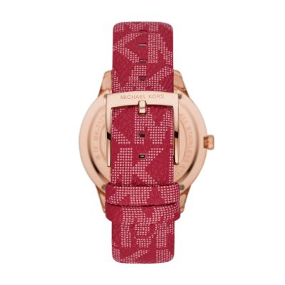 Michael kors deals runway red watch