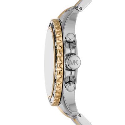 Michael Kors Uhr Chronograph Everest Edelstahl Bicolor - MK7209 