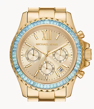 Michael Kors Everest Chronograph Gold-Tone Stainless Steel Watch