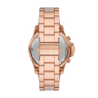 Michael Kors Uhr Chronograph Everest Edelstahl roségoldfarben