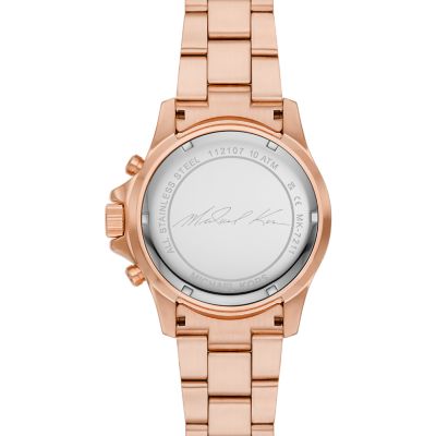 Michael Kors Everest Chronograph Rose Gold-Tone Stainless Steel Watch -  MK7211 - Watch Station