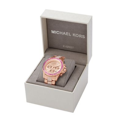 Michael Kors Uhr Chronograph Everest Edelstahl roségoldfarben
