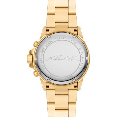 Michael Kors Everest Chronograph Gold-Tone Stainless Steel Watch