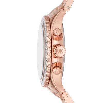 Michael Kors Everest Chronograph Rose Gold-Tone Stainless Steel