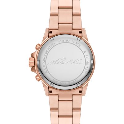 Michael Kors Everest Chronograph Rose Gold-Tone Stainless Steel