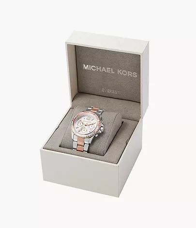Michael Kors Everest Chronograph Two-Tone Stainless Steel Watch 