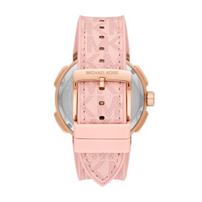 Michael Kors Sidney Multifunction Ballet Pink PVC Watch - MK7222 - Watch  Station
