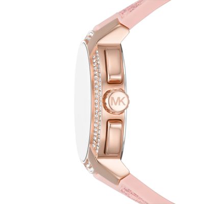 Michael Kors Sidney Multifunction Ballet Pink PVC Watch - MK7222 - Watch  Station