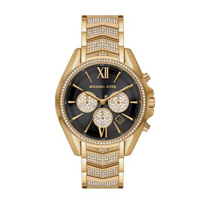 Michael Kors Whitney Chronograph Gold-Tone Stainless Steel Watch - MK7224 - Watch  Station