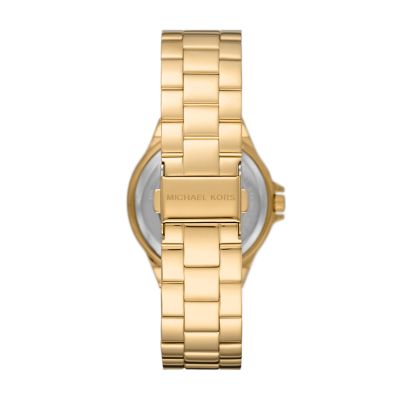 Michael Kors Lennox Three-Hand Gold-Tone Stainless Steel Watch - MK7229 -  Watch Station